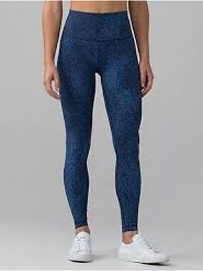 Lululemon Wunder Train High-Rise Tight 28" Power Luxtreme Mineral Deposit Blue